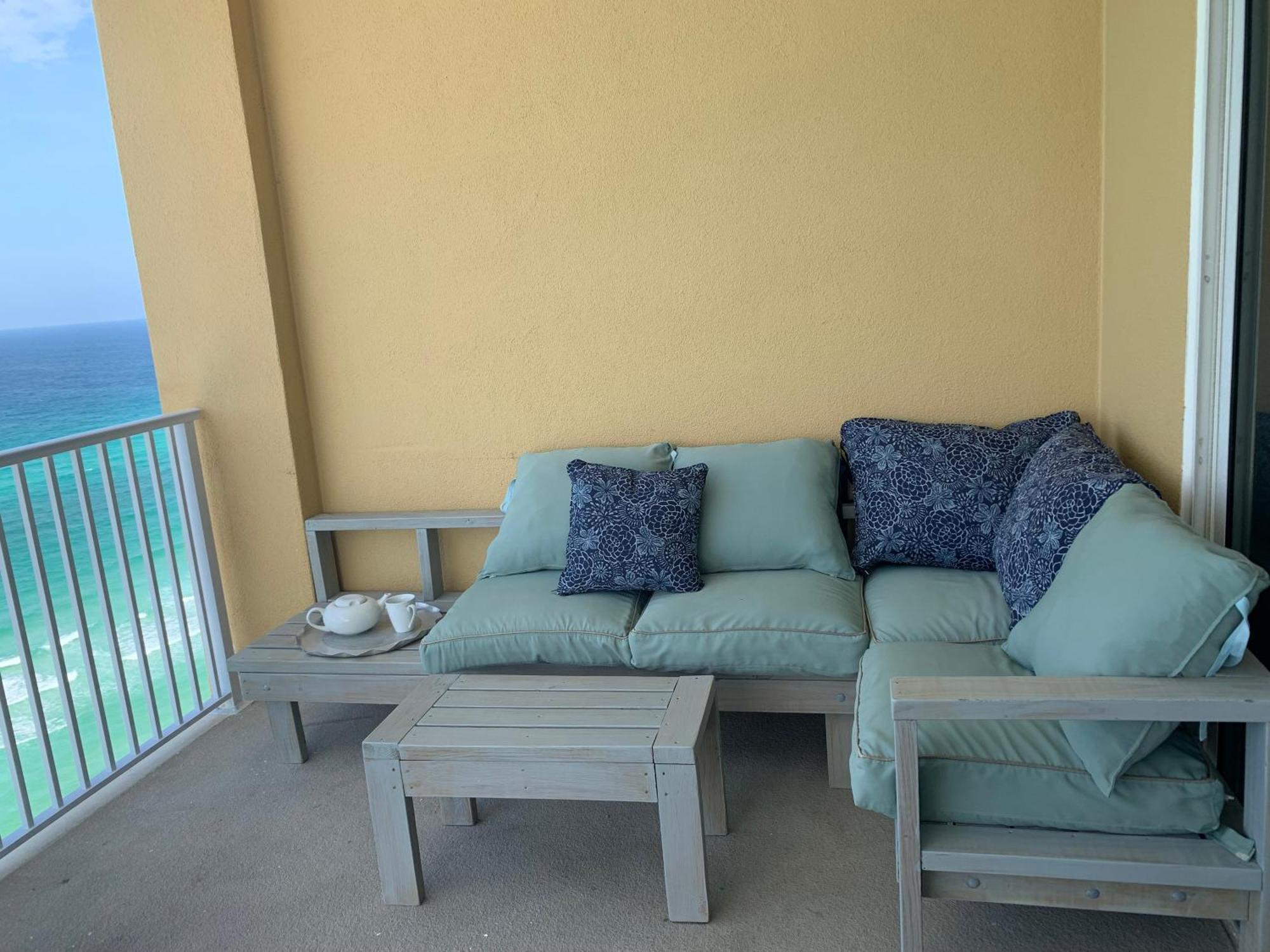 Tropic Winds 1701 Premium Corner Unit With 2 Parkings! Free Beach Chairs Service! 巴拿马城 外观 照片