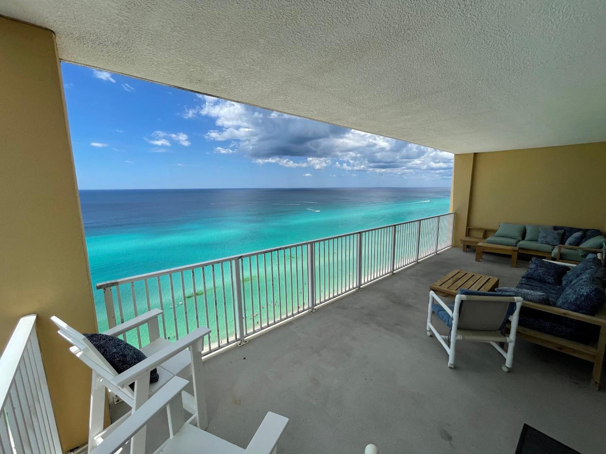 Tropic Winds 1701 Premium Corner Unit With 2 Parkings! Free Beach Chairs Service! 巴拿马城 外观 照片